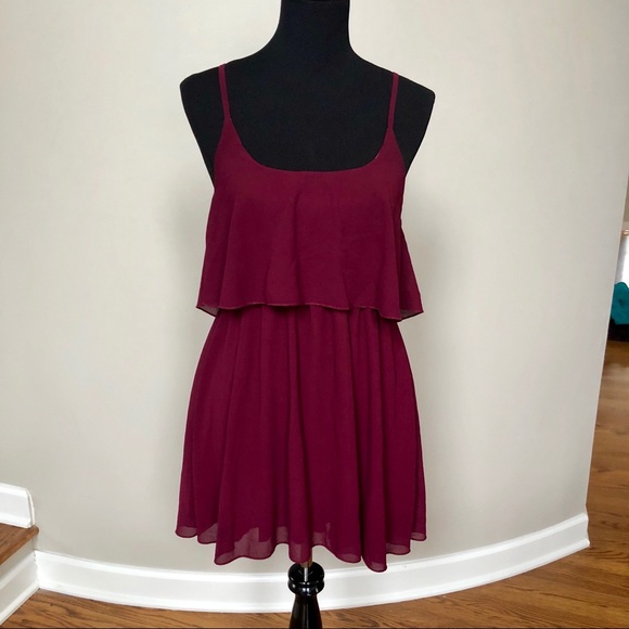 Maroon Cocktail Dress